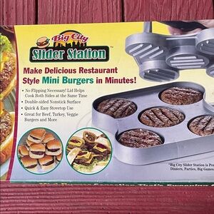 Big City Slider Station Mini Burger Maker